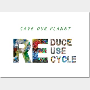 Save Planet Posters and Art